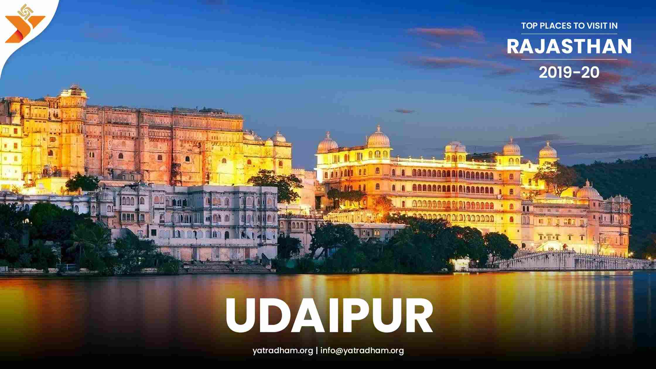 Famous Places to visit and Accommodation in Udaipur. - YatraDham