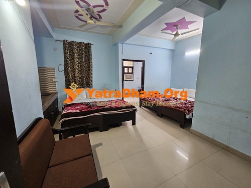 Vrindavan Hotel Radha Rani Complex  4 Bed AC Room View